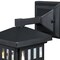 Westinghouse Fixture Wall Outdoor 60W Burnham, Textured Black Clear Seeded Glass 6120800 - alternate 5